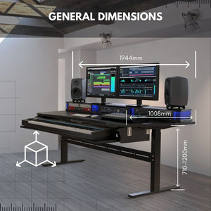 ORBIT Workstation with One Rack Module and Pull out option- Bundle