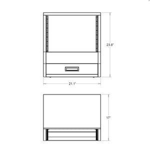 Floor rack cabinet White Enterprise series