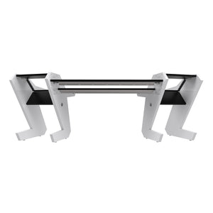 PRO LINE Classic desk Black and Keyboard pull out option - Bundle