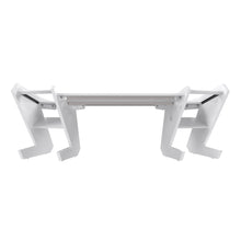 PRO LINE S Desk All white & V Tower speaker stands and Pull Out option Bundle