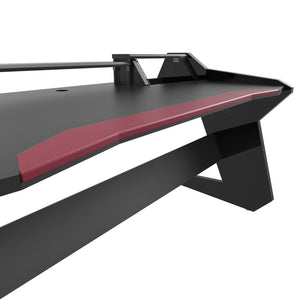 Commander V2 Desk with Keyboard pullout option Black